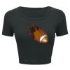 Ladies' Poly-Cotton Crop T-Shirt Thumbnail