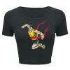 Ladies' Poly-Cotton Crop T-Shirt Thumbnail