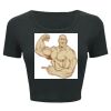 Ladies' Poly-Cotton Crop T-Shirt Thumbnail