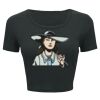Ladies' Poly-Cotton Crop T-Shirt Thumbnail