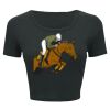 Ladies' Poly-Cotton Crop T-Shirt Thumbnail