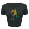 Ladies' Poly-Cotton Crop T-Shirt Thumbnail