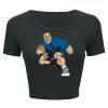 Ladies' Poly-Cotton Crop T-Shirt Thumbnail