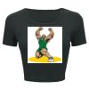 Ladies' Poly-Cotton Crop T-Shirt Thumbnail