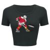 Ladies' Poly-Cotton Crop T-Shirt Thumbnail