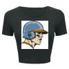 Ladies' Poly-Cotton Crop T-Shirt Thumbnail