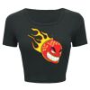 Ladies' Poly-Cotton Crop T-Shirt Thumbnail
