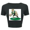 Ladies' Poly-Cotton Crop T-Shirt Thumbnail