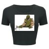 Ladies' Poly-Cotton Crop T-Shirt Thumbnail