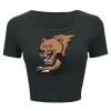 Ladies' Poly-Cotton Crop T-Shirt Thumbnail