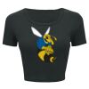 Ladies' Poly-Cotton Crop T-Shirt Thumbnail