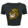 Ladies' Poly-Cotton Crop T-Shirt Thumbnail
