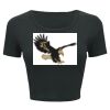 Ladies' Poly-Cotton Crop T-Shirt Thumbnail