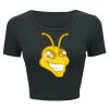Ladies' Poly-Cotton Crop T-Shirt Thumbnail