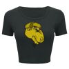 Ladies' Poly-Cotton Crop T-Shirt Thumbnail