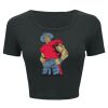 Ladies' Poly-Cotton Crop T-Shirt Thumbnail