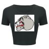 Ladies' Poly-Cotton Crop T-Shirt Thumbnail