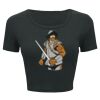 Ladies' Poly-Cotton Crop T-Shirt Thumbnail