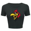 Ladies' Poly-Cotton Crop T-Shirt Thumbnail
