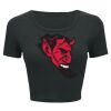 Ladies' Poly-Cotton Crop T-Shirt Thumbnail