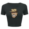 Ladies' Poly-Cotton Crop T-Shirt Thumbnail