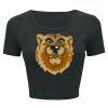 Ladies' Poly-Cotton Crop T-Shirt Thumbnail