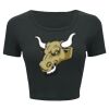 Ladies' Poly-Cotton Crop T-Shirt Thumbnail