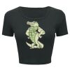 Ladies' Poly-Cotton Crop T-Shirt Thumbnail