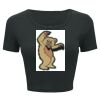 Ladies' Poly-Cotton Crop T-Shirt Thumbnail