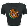 Ladies' Poly-Cotton Crop T-Shirt Thumbnail