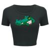 Ladies' Poly-Cotton Crop T-Shirt Thumbnail