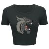 Ladies' Poly-Cotton Crop T-Shirt Thumbnail