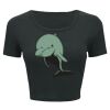Ladies' Poly-Cotton Crop T-Shirt Thumbnail