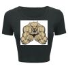 Ladies' Poly-Cotton Crop T-Shirt Thumbnail