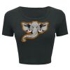 Ladies' Poly-Cotton Crop T-Shirt Thumbnail