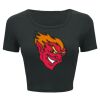Ladies' Poly-Cotton Crop T-Shirt Thumbnail