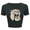 Ladies' Poly-Cotton Crop T-Shirt Thumbnail