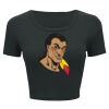 Ladies' Poly-Cotton Crop T-Shirt Thumbnail