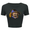 Ladies' Poly-Cotton Crop T-Shirt Thumbnail