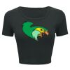 Ladies' Poly-Cotton Crop T-Shirt Thumbnail