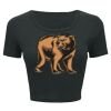 Ladies' Poly-Cotton Crop T-Shirt Thumbnail