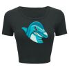 Ladies' Poly-Cotton Crop T-Shirt Thumbnail