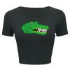 Ladies' Poly-Cotton Crop T-Shirt Thumbnail
