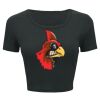 Ladies' Poly-Cotton Crop T-Shirt Thumbnail