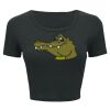 Ladies' Poly-Cotton Crop T-Shirt Thumbnail