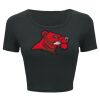 Ladies' Poly-Cotton Crop T-Shirt Thumbnail