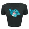Ladies' Poly-Cotton Crop T-Shirt Thumbnail