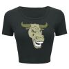 Ladies' Poly-Cotton Crop T-Shirt Thumbnail