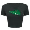 Ladies' Poly-Cotton Crop T-Shirt Thumbnail