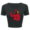 Ladies' Poly-Cotton Crop T-Shirt Thumbnail
